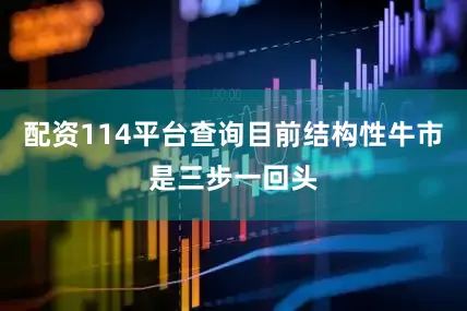配资114平台查询目前结构性牛市是三步一回头